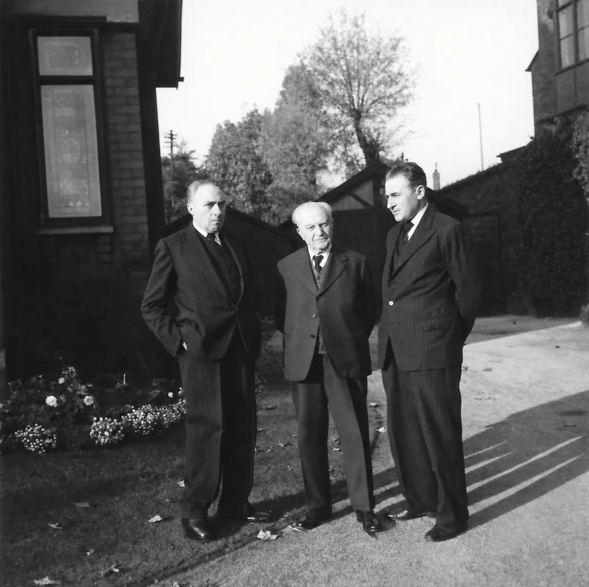 David und Friedrich Pächt, England, 1952